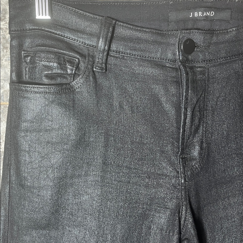 J Brand “Selena” Mid-Rise Cropped Bootcut – Size 29 — Galactic Black - Picture 6 of 10